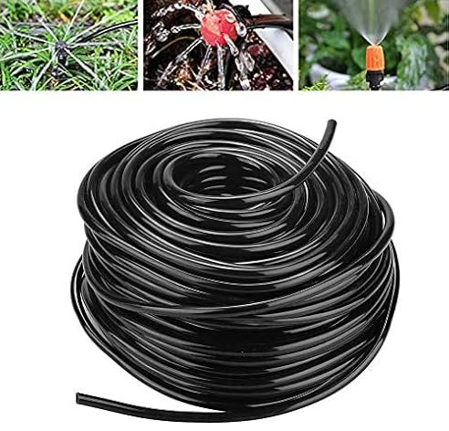 Gartenbewässerungsschlauch 4/7 mm 20m PVC Kunststoff Strapazierfähig Flexibel für Rasen Blumen und Industrielle Landwirtschaft