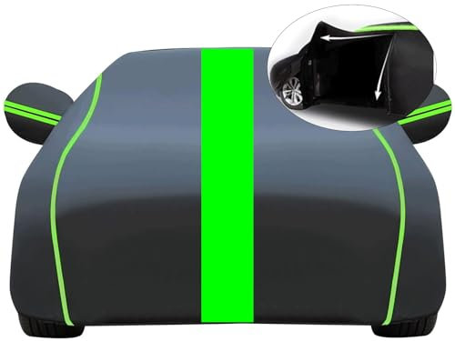 Abdeckplane Auto Hagelschutz Für Toyota Aygo, Hagelschutzplane Auto, Autoabdeckung Outdoor, Auto Abdeckplane Wasserdicht, Autogarage Abdeckung, Atmungsaktiv,Uv Beständig (Color : 2, Size : Thin)