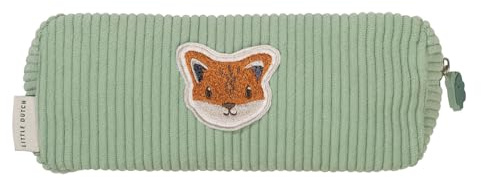 Little Dutch Federmäppchen Stiftetasche Schlampermäppchen Kinder grün - Forest Friends