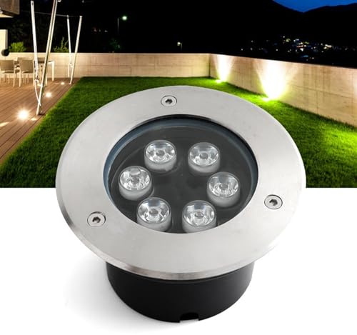 Faretto LED per Esterni-Luci LED da Terra per Esterni-Faretto LED a Fascio,Lampada LED da Incasso AC220V,Illuminazione per Scale,corridoi,Pavimenti,edifici,IP67,Impermeabile