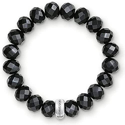Thomas Sabo Women 925 Silver Black Created Sapphire