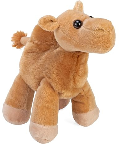 Wild Republic Hug´EMS Doudou Petit Chameau, Peluche 18 cm