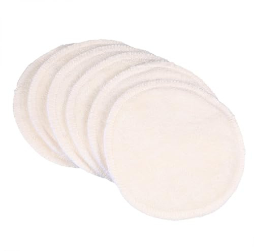 NUOBESTY 6 Pcs Bambou Allaitement Coussinets D'allaitement Lavable Coussinets D'allaitement Allaitement Coussin de Mamelon pour La Maternité