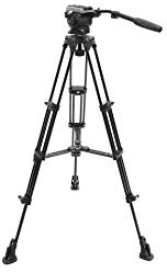 EK650 Kit trépied vidéo léger avec tête fluide de E-Image