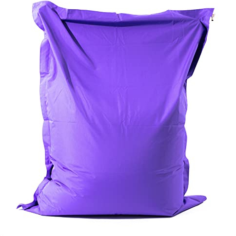 HH Home Hut Giant BeanBag Outdoor Garden Extra Large Chair Indoor Living Room Bean Bags Water Resistant Massive Floor Cushion Lounger XXL (Violet)