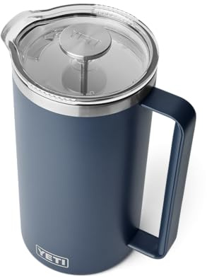 YETI Rambler Stempelkanne Mit DuraSip Keramikbeschichtung, Navy, 64 oz (1.9 L)