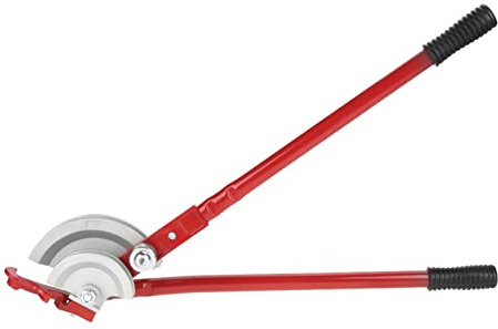 Handgehaltener Roter Rohrbieger, Robuster Rohrbieger 2 in 1 für 15 Mm/22 Mm Rohre, Gehärteter Stahl, Perfektes Biegewerkzeug für Kupfer- und Aluminiumrohre