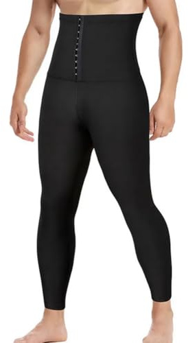 JPXJGT Hombre Pantalones Sauna Adelgazantes Leggins Reductores Push up Mallas Adelgazar Deporte Cintura Alta Para Yoga Running Ejercicio(Blue,XL)