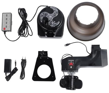 CHEOTIME Tischtennis-Roboter-Pin-Pong-Maschine, 9 Arten von Spinbällen und 1 Art von No-Spin-Bällen, anpassbarer Spin, Frequenz, Ballgeschwindigkeit, Rotationsintensität, Landung,