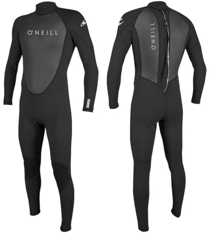 ONeill Reactor II - Traje de Neopreno con Cremallera Trasera de 3/2 mm, Color Negro