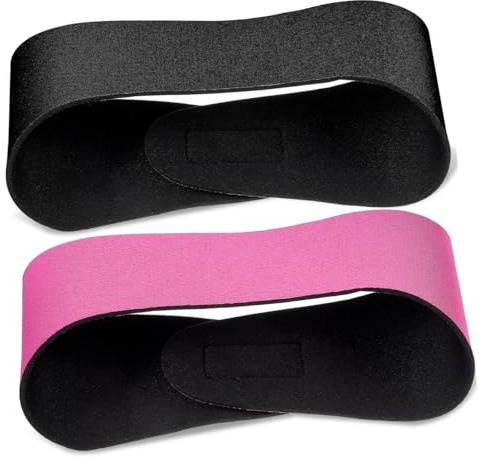 PACKOVE Fascia per Orecchie da Nuoto per Bambini in Gomma Neoprene Regolabile Funzione per Legare i Chioma, 2 Pezzi, per Nuoto e Surf