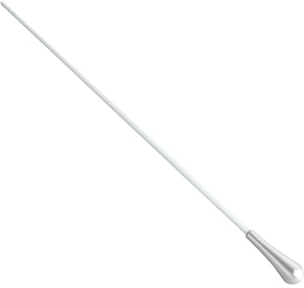 CHICIRIS Conducting Baton, Light Weight Metal Plastic Professional Conductor Wand for Orchestras Choirs Marching Band, with Sturdy Firm Design (Silver)