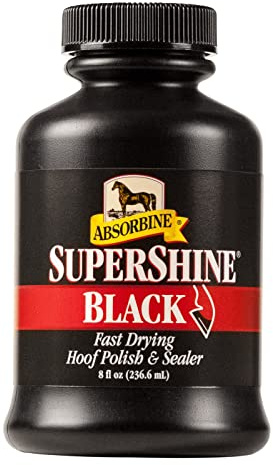 Absorbine Unisex Super Shine Hoof Polish, Black, 237 ml UK