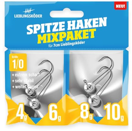 Lieblingsköder Spitze Haken 1/0 Mix