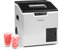 Klarstein Eiswürfelmaschine Klein, 3L Eiswürfelbereiter, Eiswürfelmaschine für 20kg Crushed Eis & Eiswürfel, Mini-Eiswürfelmaschine, Mittelgroße Eiswürfel, Eiswürfelbereiter Selbstreinigend