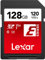 Lexar SD Karte 128 GB, SD Card 128GB SDXC UHS-I, bis zu 120 MB/s lesen, bis zu 45 MB/s Schreibgeschwindigkeit, U3, V30, C10, Full-HD und 4K UHD