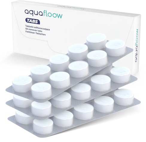 Aquafloow Avkalkningstabletter för Automatiska Kaffemaskiner, Kaffebryggare och Vattenkokare | Kompatibel med alla Maskiner 3-pack