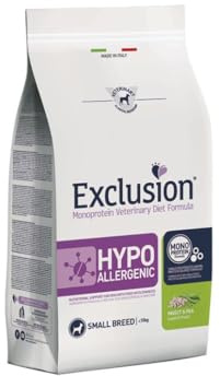 Exclusion Hypoallergenic Small Adult Insetti e Piselli 2kg, alimento completo ipoallergenico per cani adulti di taglia piccola con intolleranze alimentari.