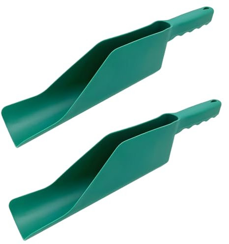 Pala para canalones de techo, pala de alero, pala de jardín, pequeño limpiador para canalones, de plástico, para uso doméstico, eficaz limpiador de canalones para canalones limpios (2 unidades)