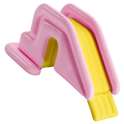 Fonowx Toboggan Aquatique pour Enfants, Facile à Assembler, en PVC, Accessoire pour l'extérieur, Rose