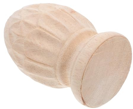 VINTORKY Remate de Piña de Madera Estilo Europeo Elegante y Artístico para Escalera Decorativa Madera Fácil de Instalar para Decoración del Hogar