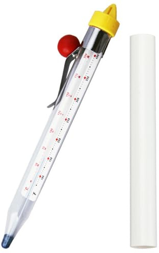 Candy Thermometer Deep Fry Thermometer with Pot Clip, Instant Read Thermometer Candy, Fry, Jam, Sugar, Syrup, Jelly Thermometer, Food Thermometer Kitchen Accessories for Home Cooking