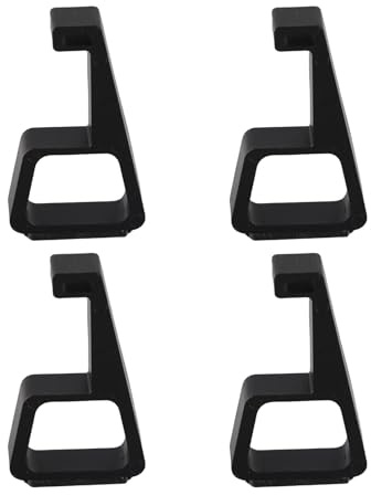Generic 4 Uds para Soporte de Elevación Delgado Soporte Antideslizante Resistente para Mejorar la Disipación del Calor Compatible con Consola de Juegos 1,9x1,1 Pulgadas (BLACK)