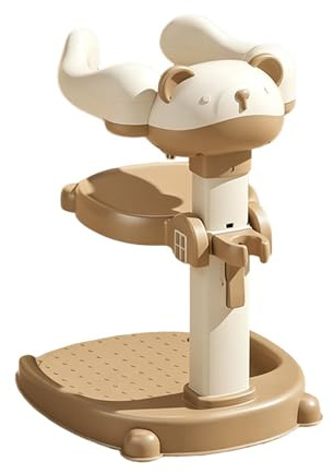 Kids Shower Stand - 2-in-1 Non-Slip Bath Seat, Detachable, 8-36 Months | Durable ABS Build, Non-Slip Design, Detachable 2-in-1 (Bath/Changing), Adjustable Height 50-56cm, Secure Support