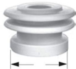 Lippendichtung zu Urinal Einlaufgarnitur OTTO HAAS W-Nr. 6029