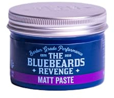 The Bluebeards Revenge Matt Paste. Professional Barber Grade Hair Styling Product Strong Hold, Natural Matte Finish. 100ml