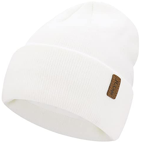 Bequemer Laden Mujeres Invierno Gorro Termico Tejer Gorras con Forro Polar Regalo para Mujer Hombre
