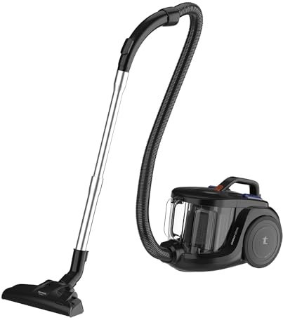 Taurus Guzzler Cyclone - Aspirador sin Bolsa, 850W, para Todo Tipo de Suelos, depósito 2L, Doble Sistema de filtración, filtros extraíbles y Lavables, Ruedas de Goma, Recoge Cables, Accesorios