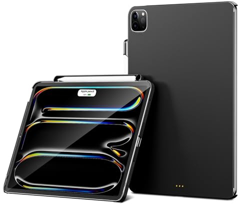 Pekarejue Magnetische Schutzhülle mit Stifthalter für iPad Air 13 Zoll (M3 2025) & (M2 2024) und iPad Pro 12,9 Zoll (6. - 3. Generation) und kompatibel mit Apple Magic Keyboard und Smart Folio