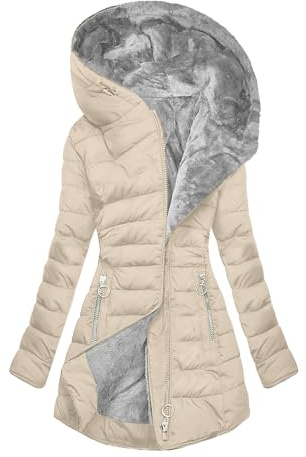 KHIRVWL Offerte Lampo Felpa con Cappuccio Scozzese da Donna Teddy Pullover in Pile Giacca in Pile con Cerniera Calda Giacca in Morbido Peluche Giacca in Pile con Cappuccio Moda Invernale