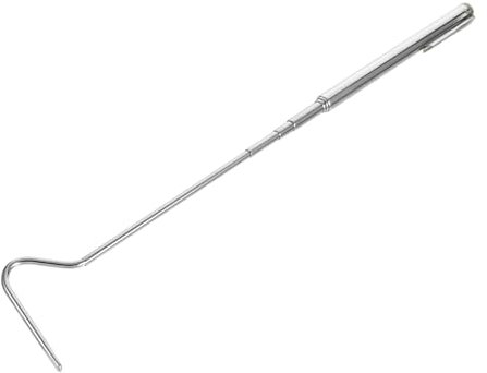 BUGUUYO Einstellbarer Schlangenhaken Aus Edelstahl Tragbares Schlangenfänger-Werkzeug Für Sicheres Handling Von Reptilien Für Outdoor-Abenteuer