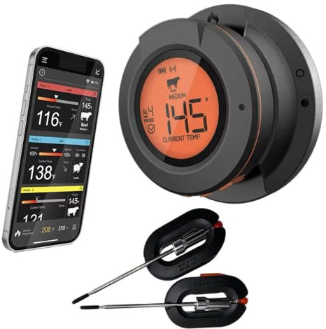 ToGrill - Dome Termómetro – Kamado - Termómetro de barbacoa