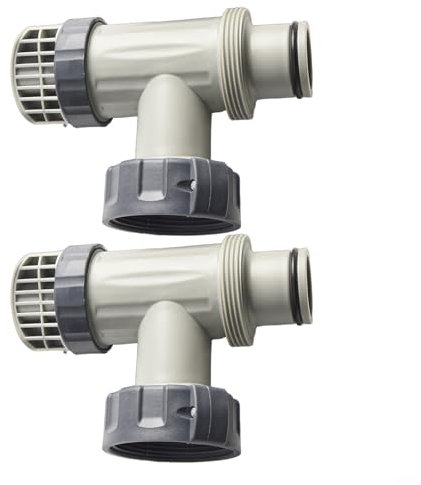 Conjunto de válvula de émbolo de piscina, 2 piezas para conectores de grifo Intex 1500, 2500 y 4000, conexión con válvulas individuales para tubería de agua