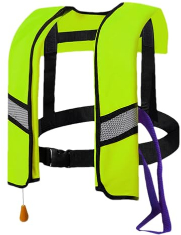 Inflatable life ja-cket For Adults | Adjustable Life Vest Paddle Vest Nylon Unisex, Portable Buoyancy Jacket Automatic Inflating For Paddle Board, Floating, Kayaking, Boating