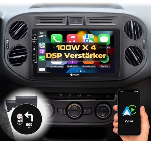 DYNAVIN Bilradio GPS för VW Golf Passat Tiguan, Polo|Skoda Octavia Superb Yeti, 9/10,1 tums OEM-radio med Bluetooth, DAB Ready, kompatibel med Carplay och Android Auto