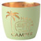 Windlicht Madras Happy Camper | pastellgrün Gold | Eisen | Höhe 8,5 cm