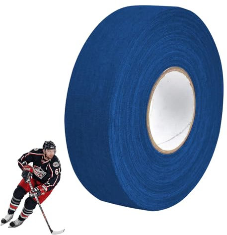 KARELLS Eishockey Tape,Hockey Tape,Hockey Stick Tape,Self Adhesive Hockey Stick,Schläger Tape,Rutschfestes Hockeyschlägerband,Sportgriffband Rutschfestes,Selbstklebendes Griffband,25m × 25mm,Blau