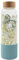 William Morris Golden Lily Glass Water Bottle, 600ml. Height approx 24cm diameter 7cm