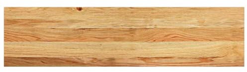 vidaXL Peldaños de escalera 2 uds madera maciza roble marrón claro, peldaño de escalera, peldaño de escalera de roble, alféizar de ventana