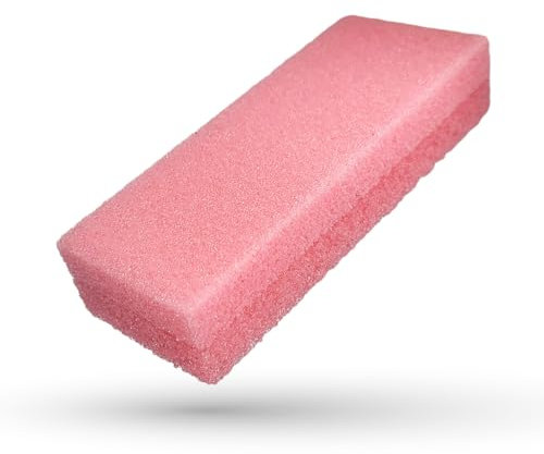 LaRosa PUMICE SPA Éponge Ponce Double Face – Rose avec Deux Textures