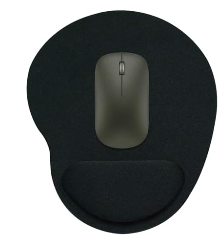 Almohadilla para Ratones con reposamuñecas, Almohadilla de Gel ergonómica con Soporte Acolchado para una alineación cómoda de la muñeca, Base Antideslizante, Ideal para Estaciones de Trabajo de