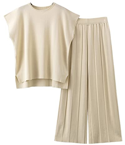 Conjuntos a juego para mujer, conjuntos de 2 piezas para mujer, sudadera de manga larga con cuello en V, pantalones de pierna ancha, conjunto de viaje, conjunto de chándal para mujer, pantalones de