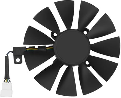OTOTEC Graphics Cards PLD09210S12HH Ventilador de refrigeración de tarjeta de video compatible con tarjeta gráfica ASUS STRIX R9 390X 390 RX480 GTX 980Ti 1060 1070 1080 12V/0.4A