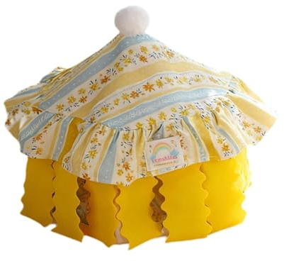 Stgfyxgs Cachette pour Hamster – Accessoires pour Cage – Maison pour Petits Animaux – Cobayes, Lemmings, Chinchillas, Jaune