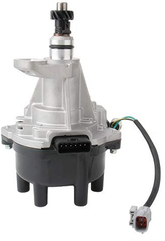 Ignition Distributor with Cap and Rotor Compatible with Nissan 1996-2002 Pathfinder Frontier Xterra Quest Mercury Villager Infiniti QX4 3.3L V6 Only 22100-1W601, 22100-1W600