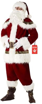 Morph Costume Babbo Natale Uomo, Vestito Babbo Natale Adulto, Costume Babba Natale, Costumi Babbo Natale, Vestiti Babbo Natale, Abito Babbo Natale, Vestito Di Babbo Natale Uomo L